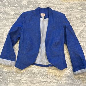 cropped blazer